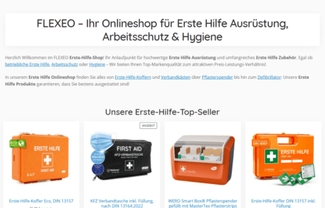 Erste Hilfe Sortiment Flexeo