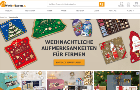 webshop World of Sweets