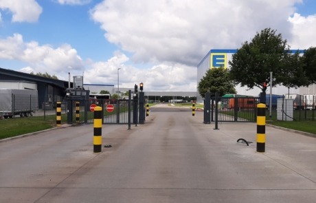 Zufahrt Edeka Zarrentin