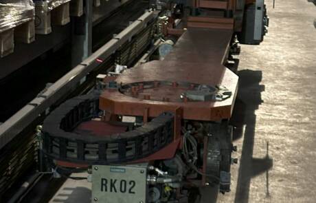 Regalbediengerät im Hochregallager von etol / Tripp